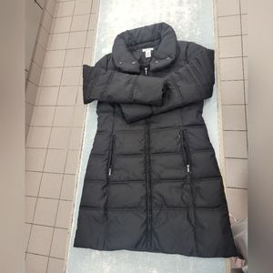 Alfred sung winter jacket black long